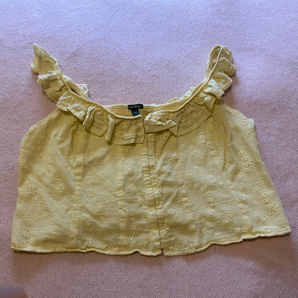 🖤🌼 butter yellow tank 🌼🖤
